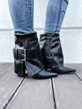 BOOT IMANI BLACK WITH BUCKLE