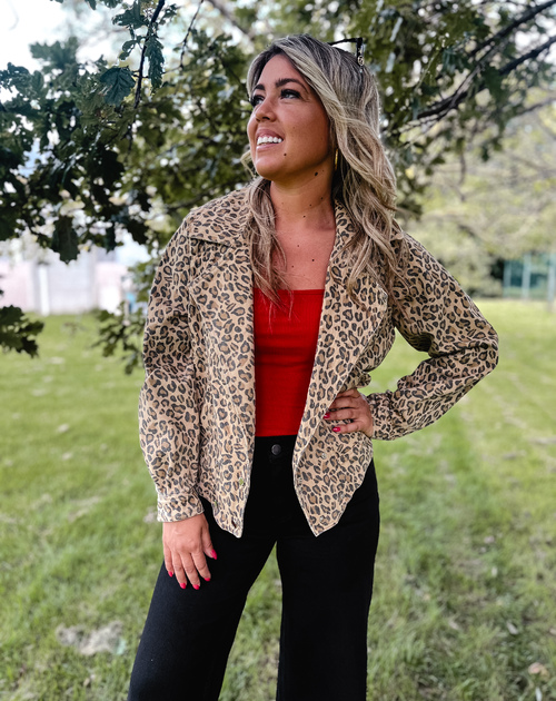 Frenchy Vest Leopard