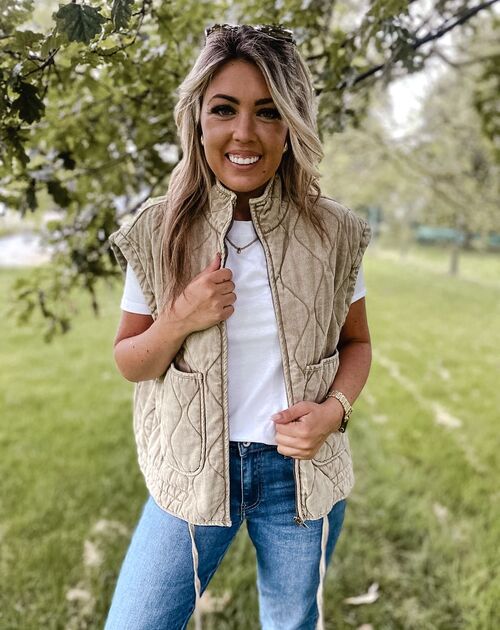 Frenchy Vest Grey