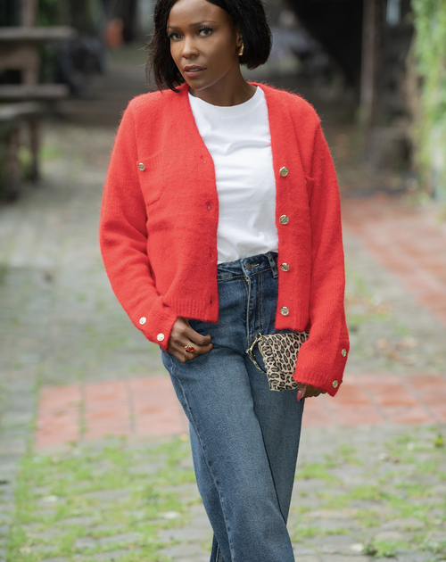 Frenchy Pullover Red 