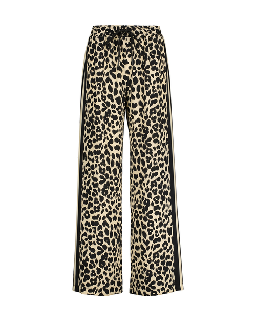 lange broek animalprint zwart