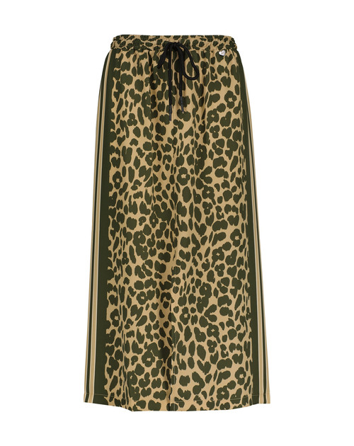 Lange rok met animalprint