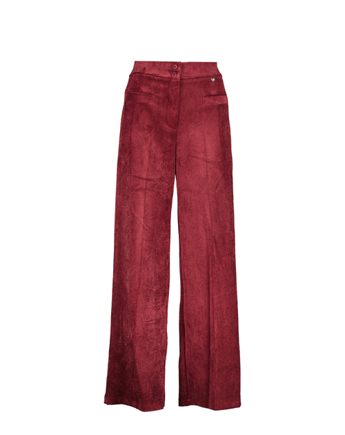 Lange broek velours bordeaux