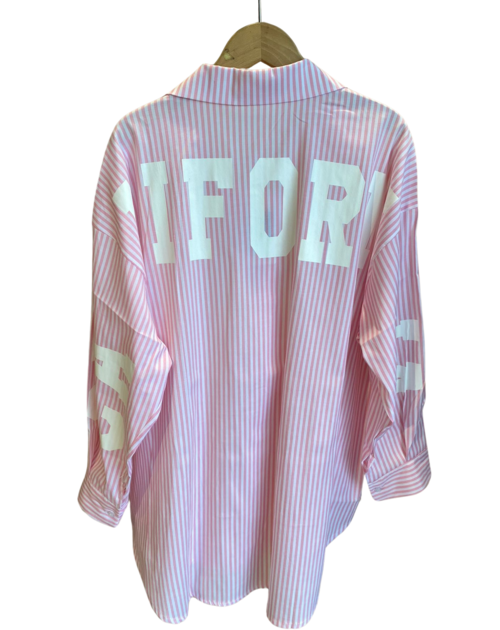 Frenchy Striped Blouse Blue 