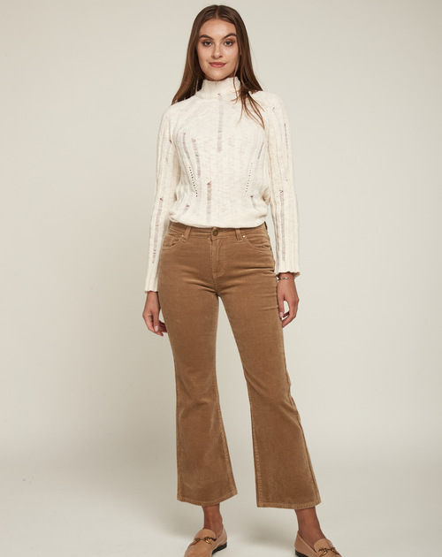 lange broek velours beige