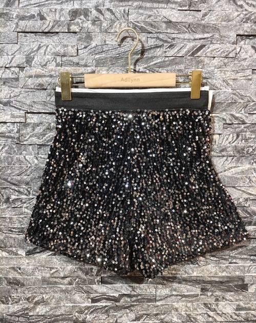 shortje met paillettes