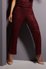 Lange broek met paillettes